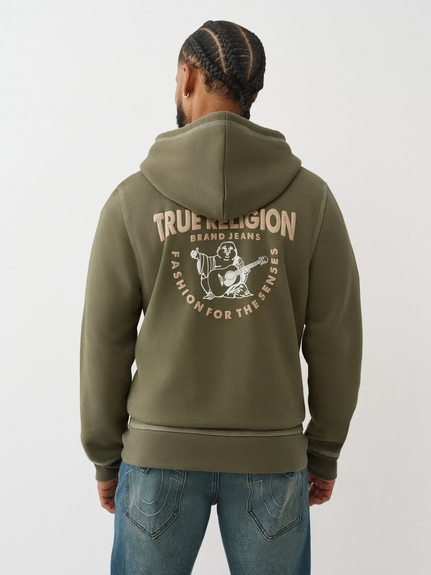 TNL PUFF BUDDHA ZIP HOODIE