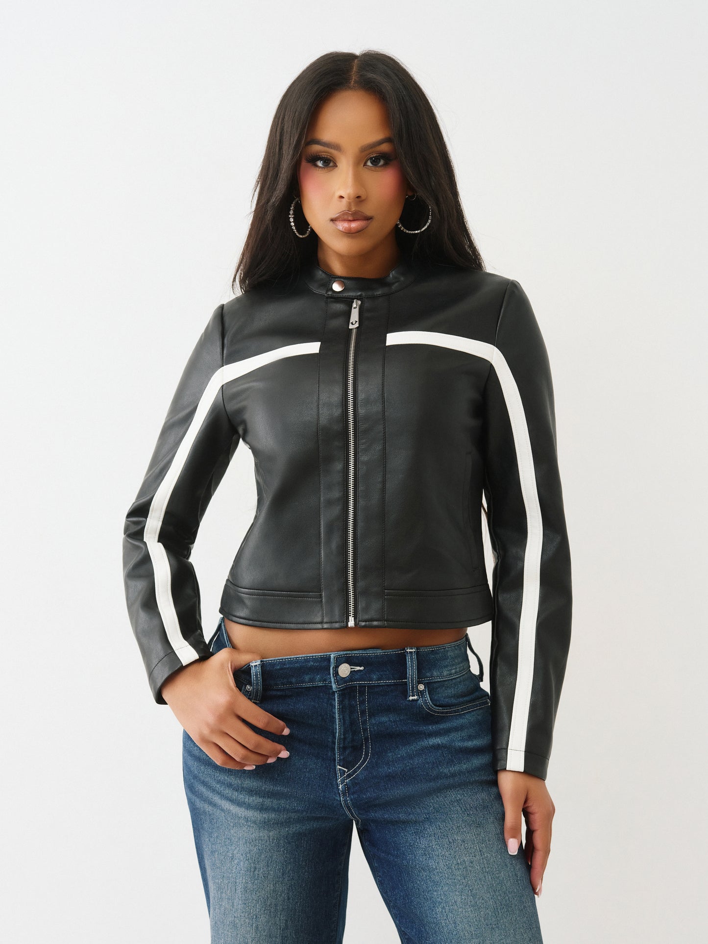 CROPPED BIKER JACKET