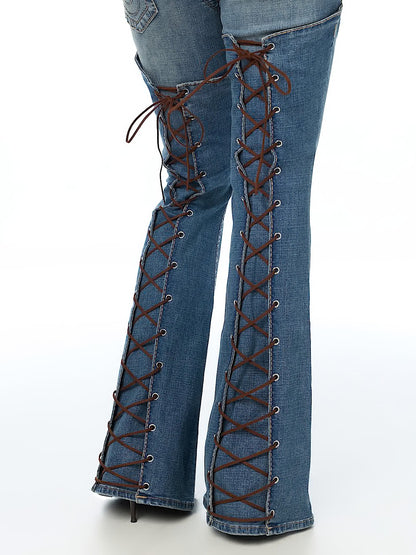 LACE UP ULTRA FLARE BIG T FLAP