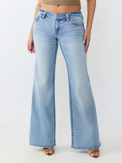 LR RELAXED BOOTCUT BIG T FLAP