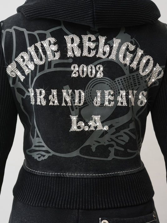 BIG T SHRUNKEN ZIP HOODIE