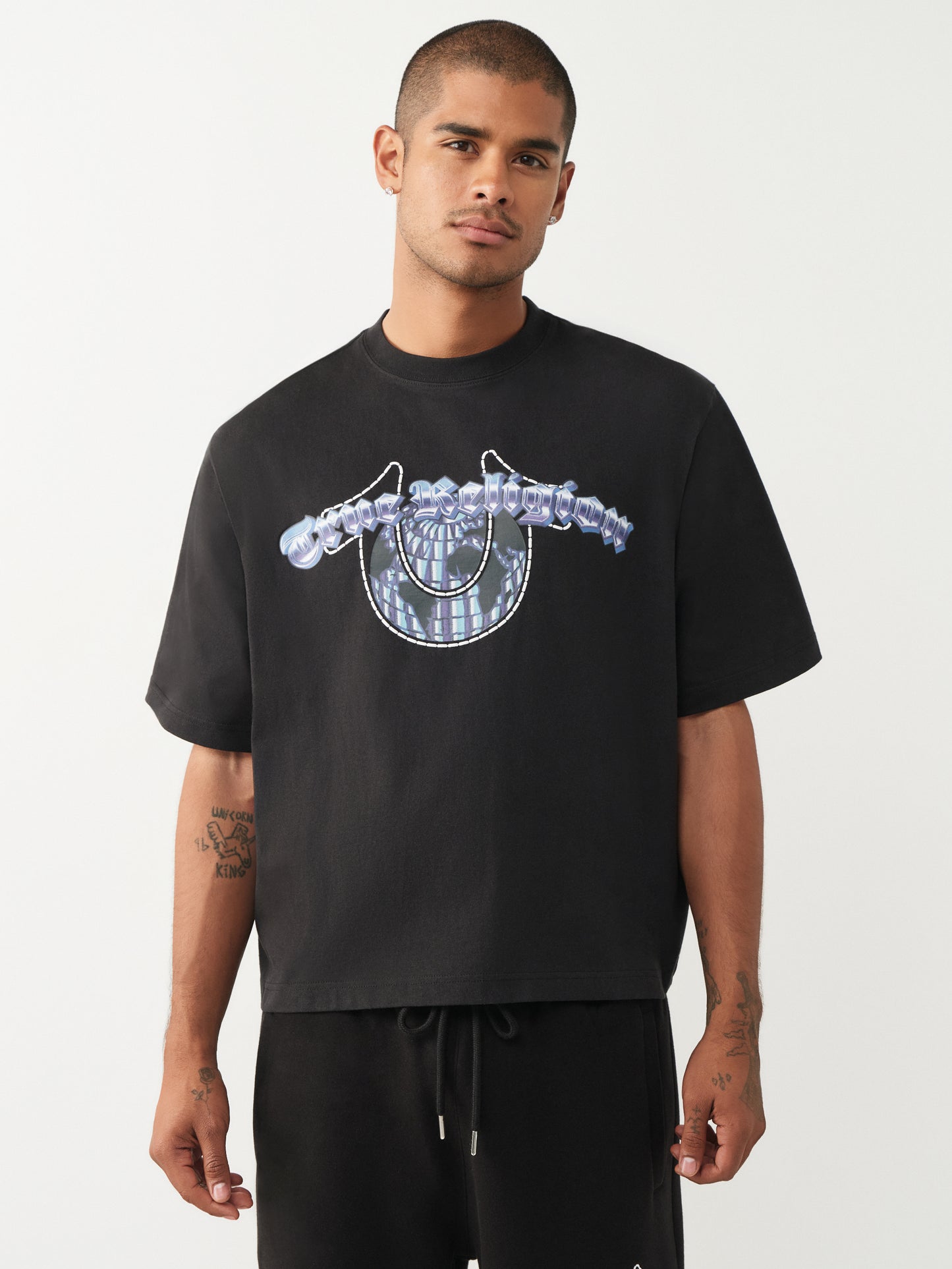 CHROME LOGO BOXY TEE