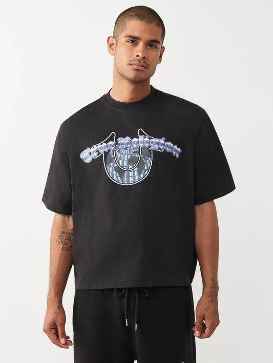 CHROME LOGO BOXY TEE