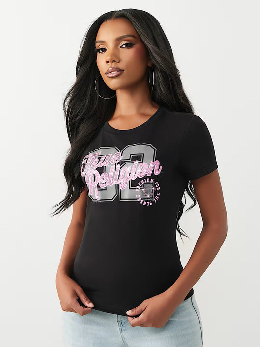 CRYSTAL HS CREW TEE