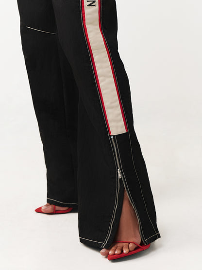 BAILEY BARREL LEG NYLON PANTS