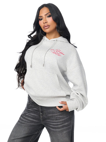EMBROIDERED OVERSIZED HOODIE