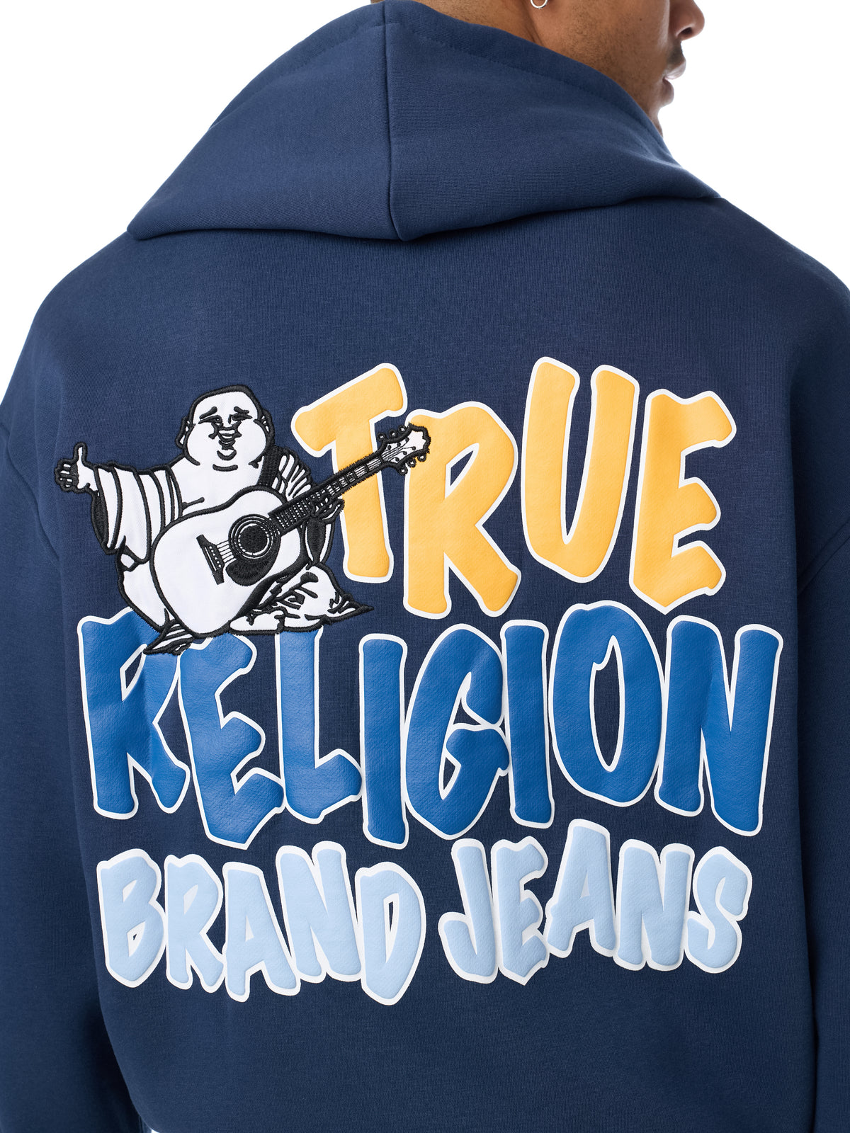 BUDDHA LOGO ZIP BOXY ZIP HOOD