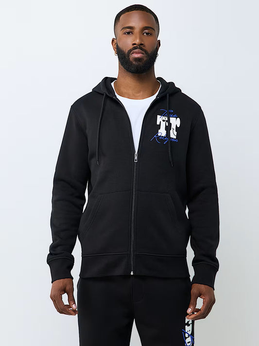 TR SCRIPT PUFF ZIP HOODIE