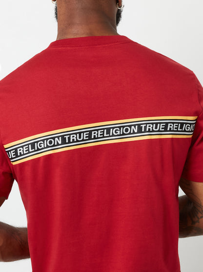 TR CONTRAST TAPING TEE