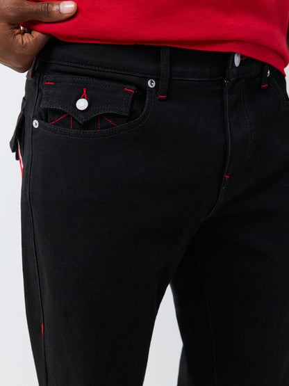 BILLY SN APPLIQUE FLAP BOOTCUT