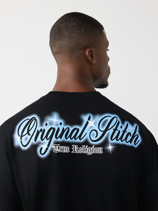 XL CRYSTAL LOGO BOXY TEE