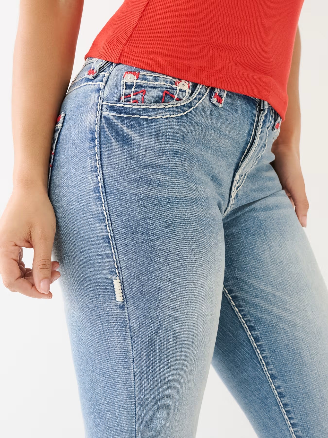 BECCA MID RISE BOOTCUT SUPER T