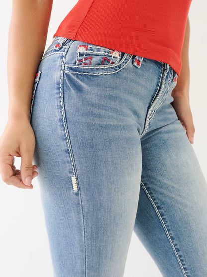 BECCA MID RISE BOOTCUT SUPER T