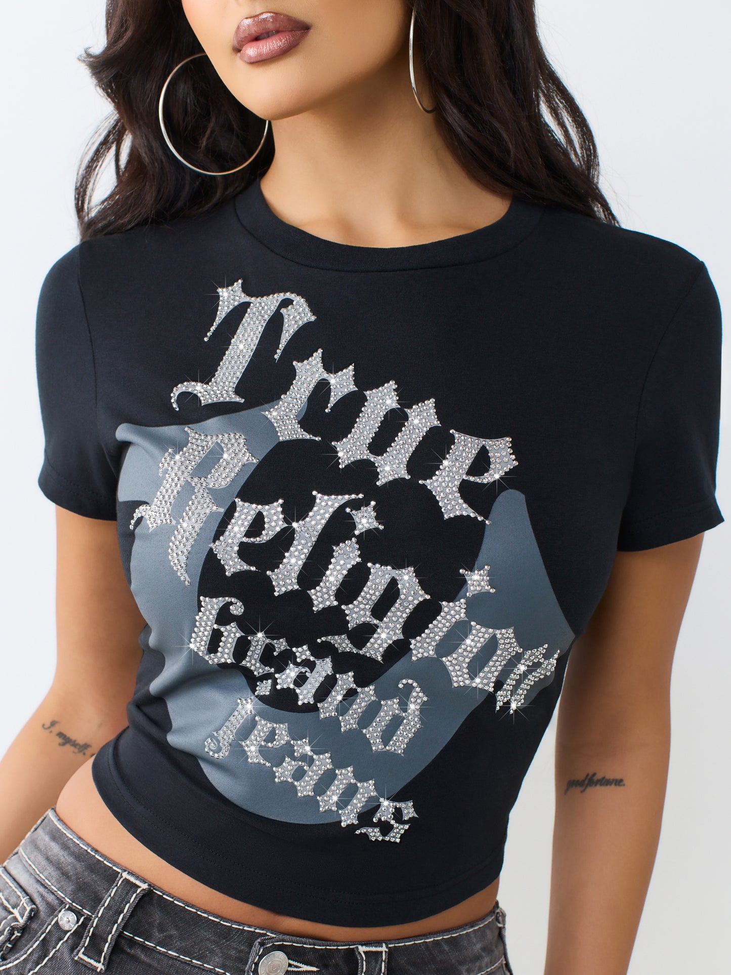 CRYSTAL HS  BABY TEE