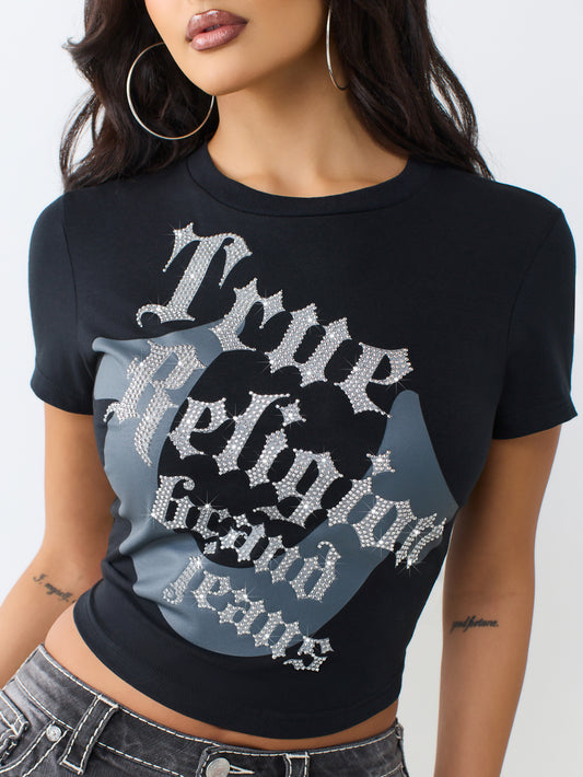 CRYSTAL HS  BABY TEE