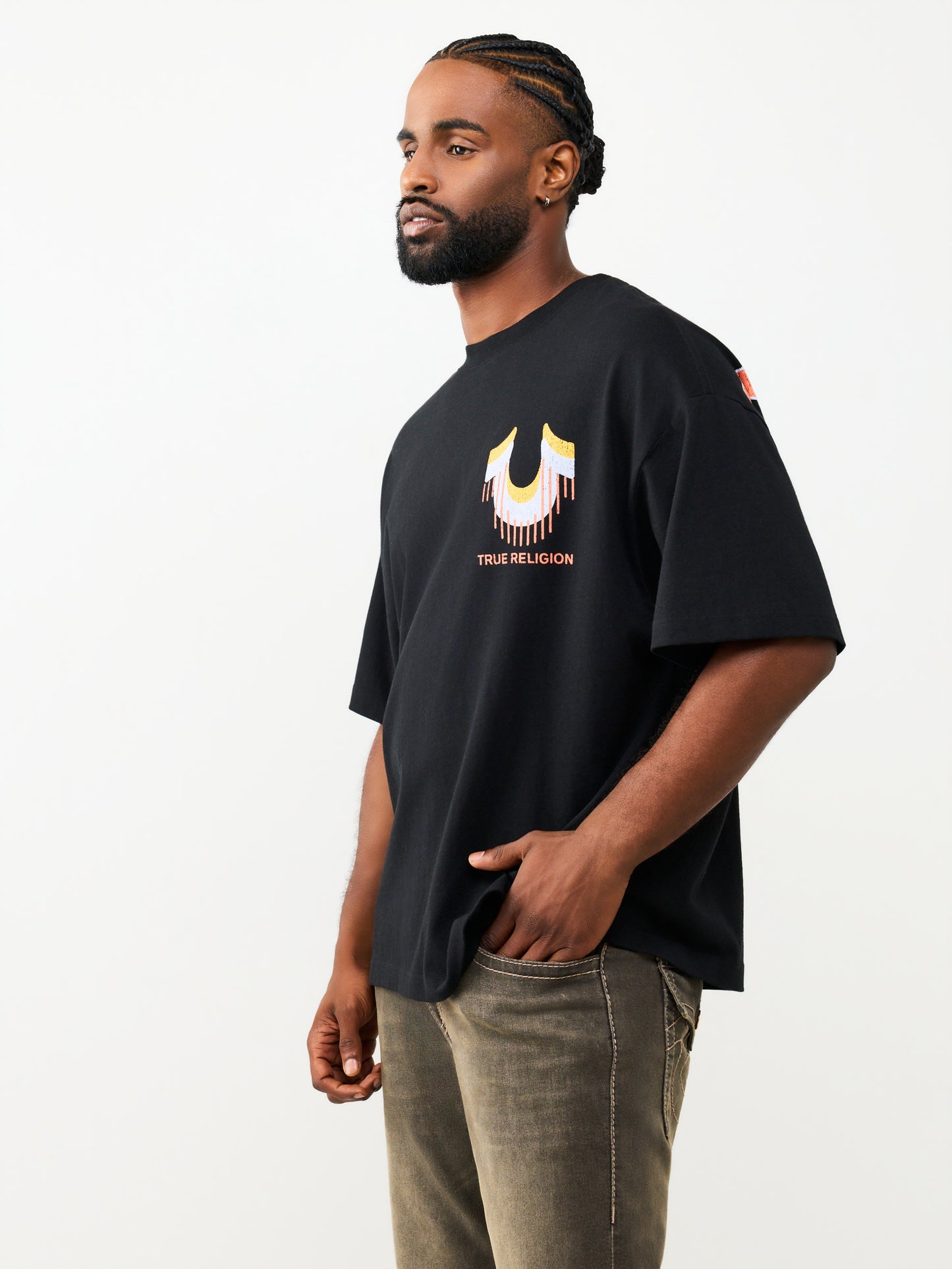 SS RETRO LOGO OVERSIZED TEE
