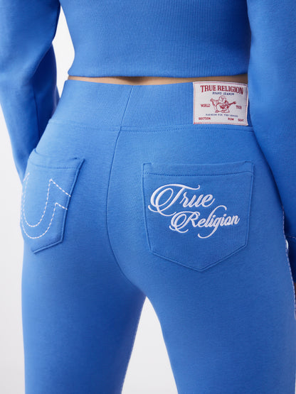 EMRBOIDEREDFLARE PANTS