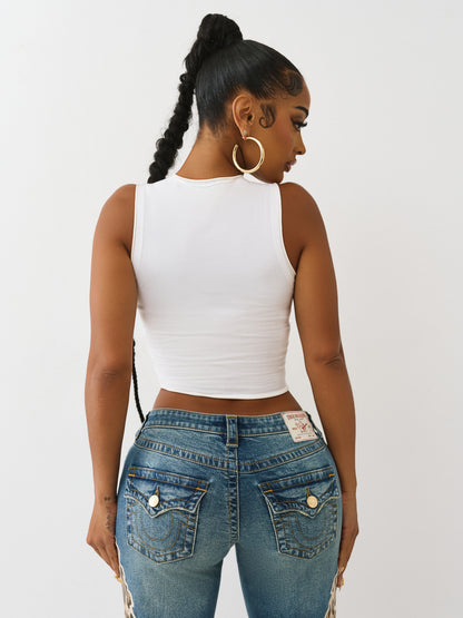 LAYERED RIPPED TANK TOP