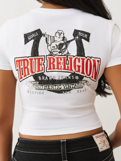 PRINTED TRUE RELGION BABY TEE