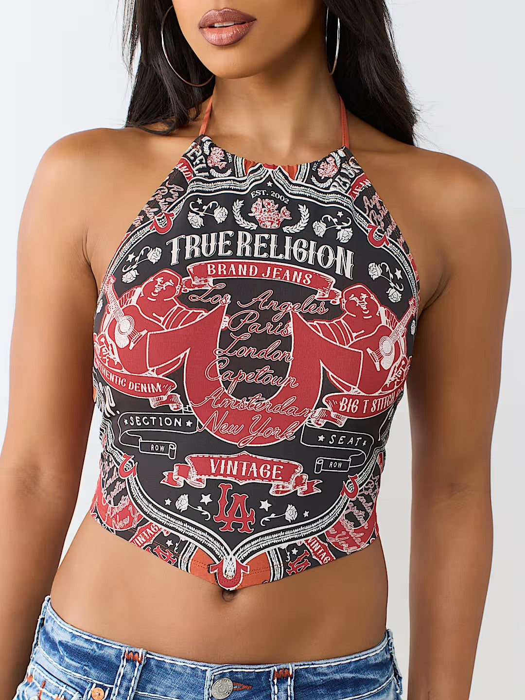 BUDDHA SCARF TOP