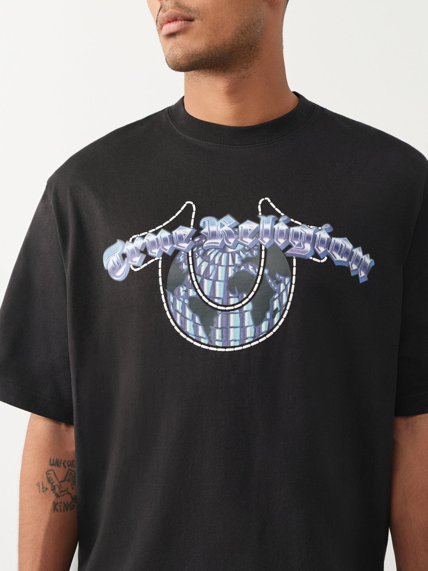CHROME LOGO BOXY TEE