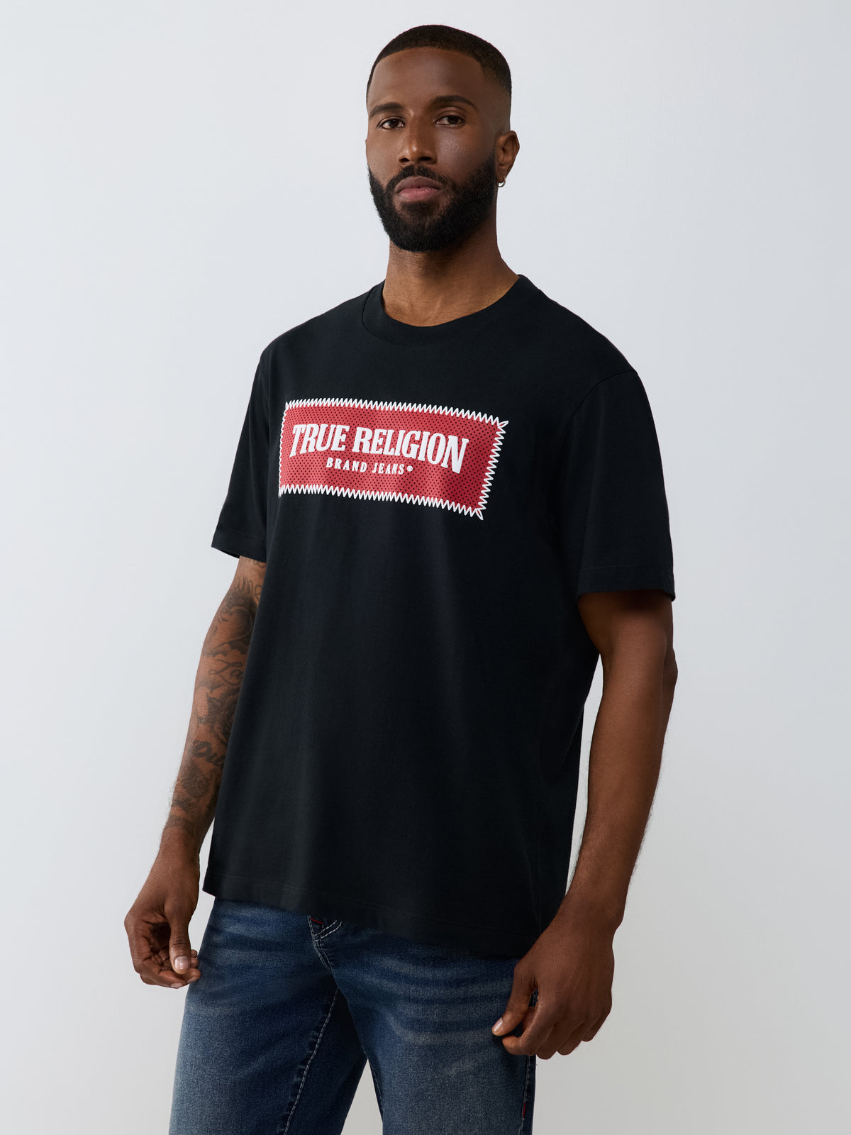 SS MESH BOX LOGO TEE