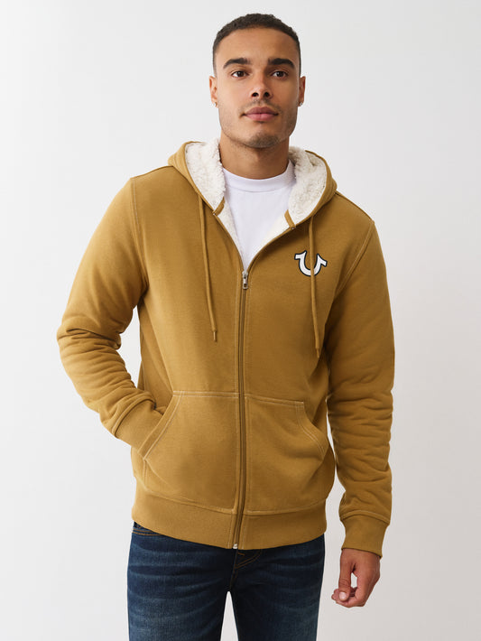 BUDDHA SHERPA ZIP HOODIE