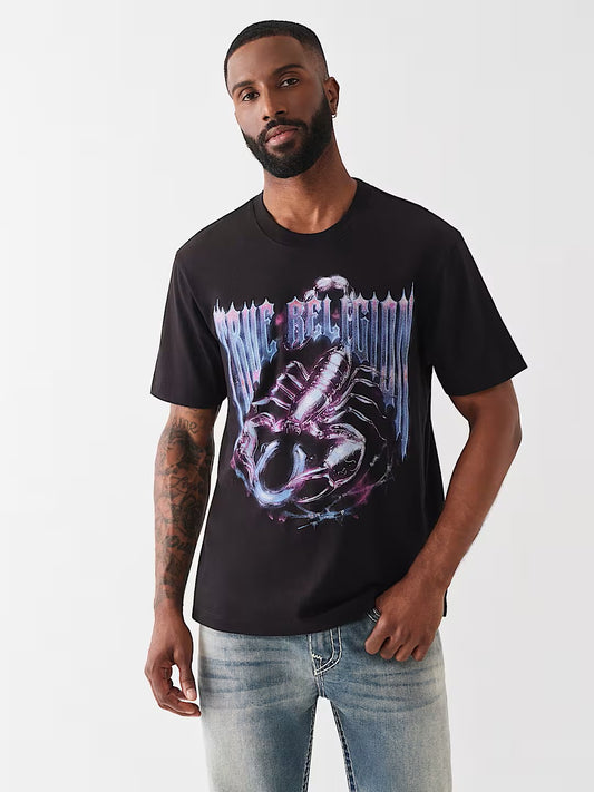 SS IRON SCORPION CRYSTAL TEE