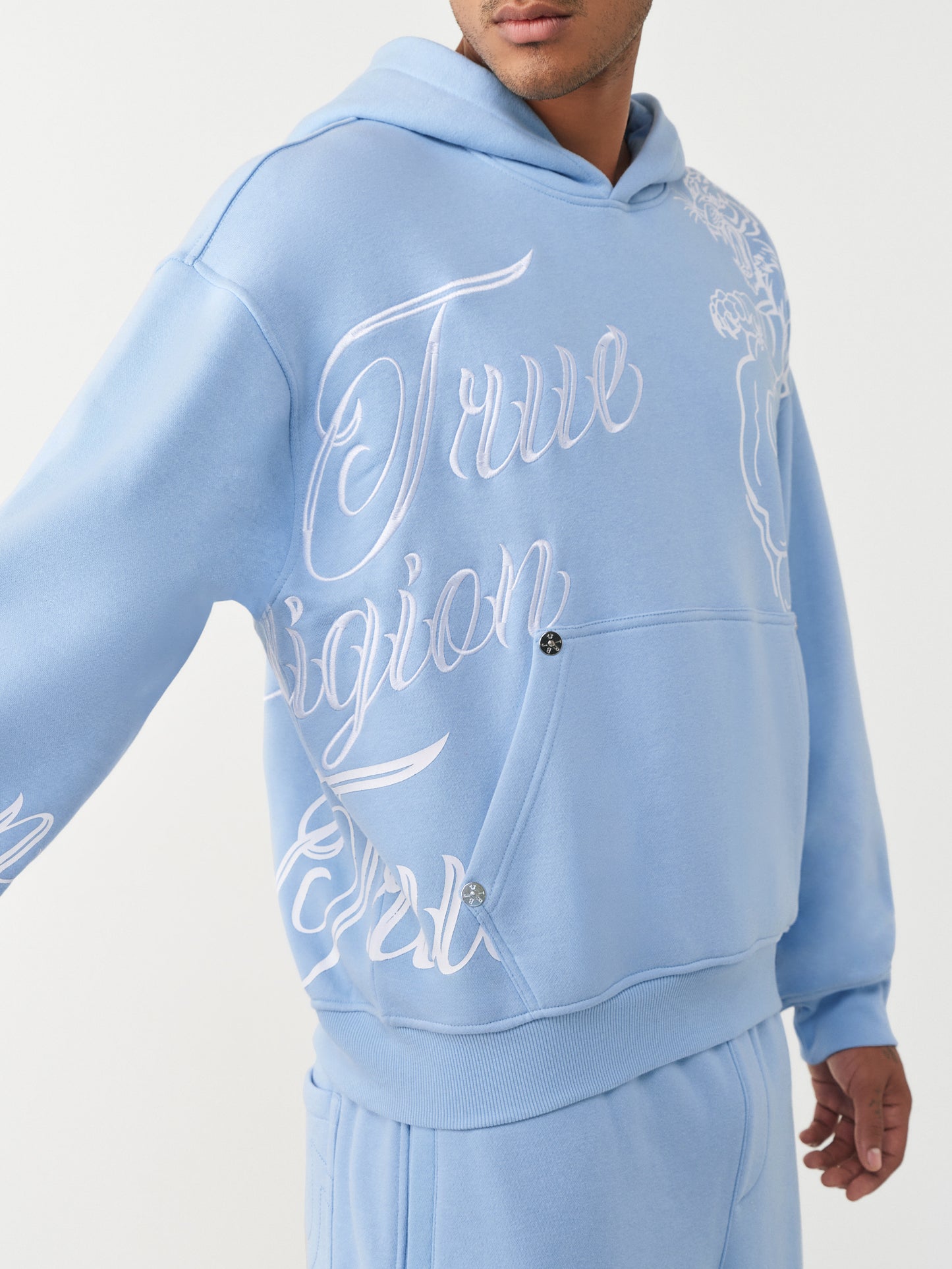 TIGER SCRIPT BOXY HOODIE