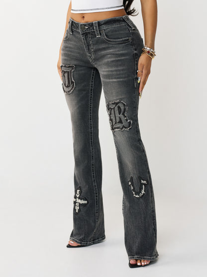 APPLIQUE BECCA MR BOOTCUT