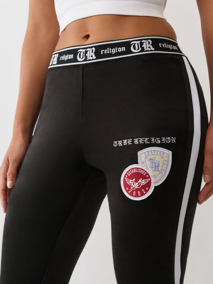 VELOUR BOOTCUT TRACK PANT