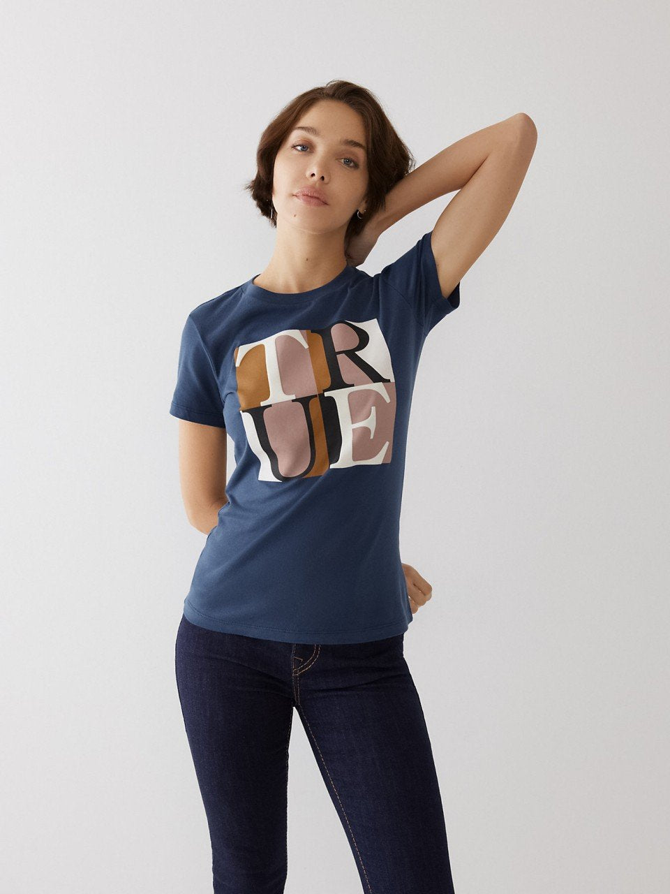 TR BLOCK LOGO SS TEE