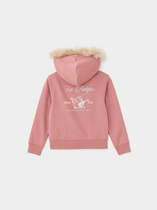 TR WT COZY ZIP UP para niñas