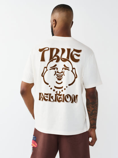 SS WAVY LOGO BUDDHA FACE TEE