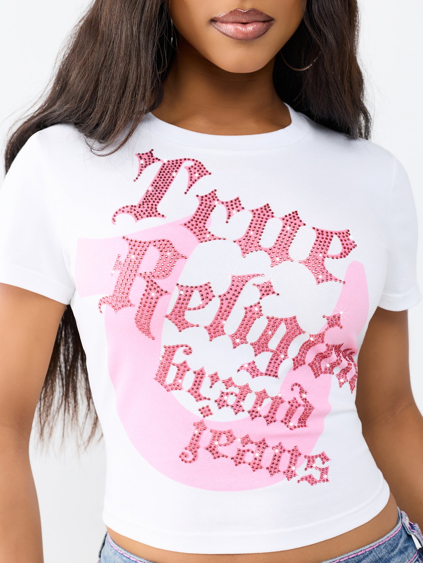 CRYSTAL HS  BABY TEE