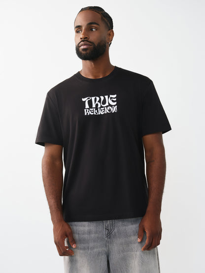 SS WAVY LOGO BUDDHA FACE TEE