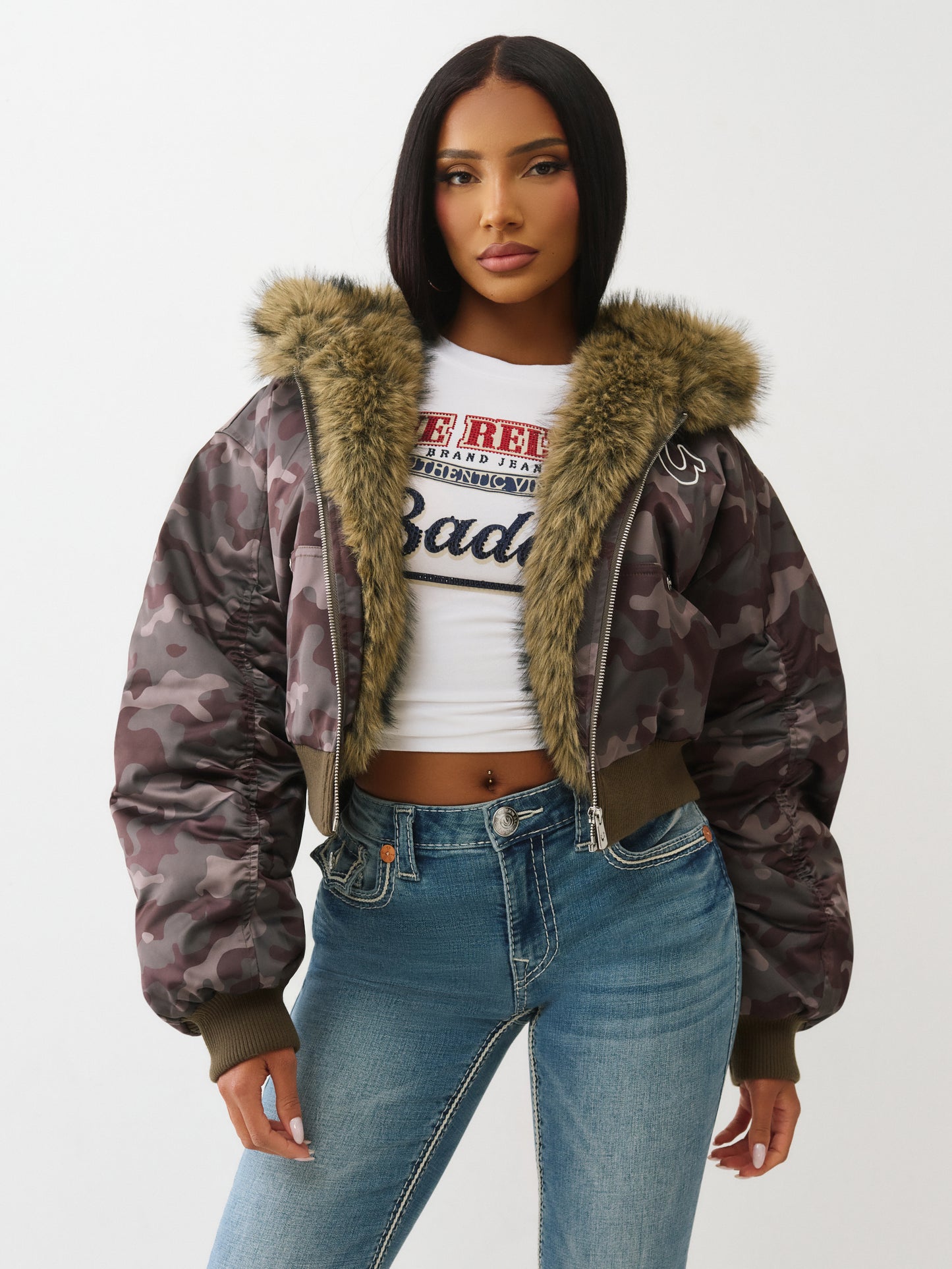 CAMO RELAXED GF JACKET