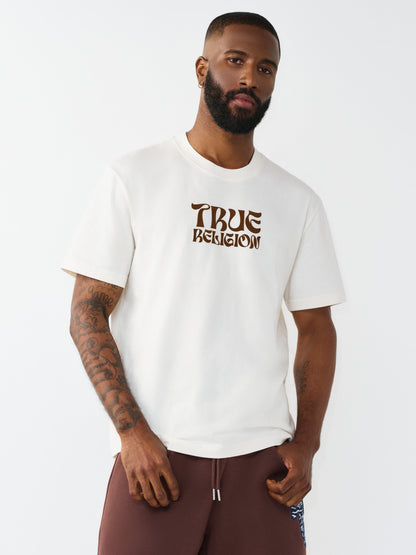 SS WAVY LOGO BUDDHA FACE TEE
