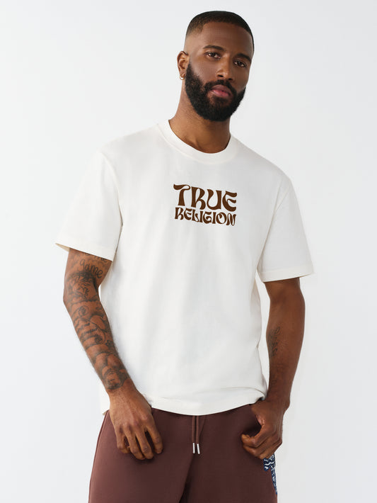 SS WAVY LOGO BUDDHA FACE TEE