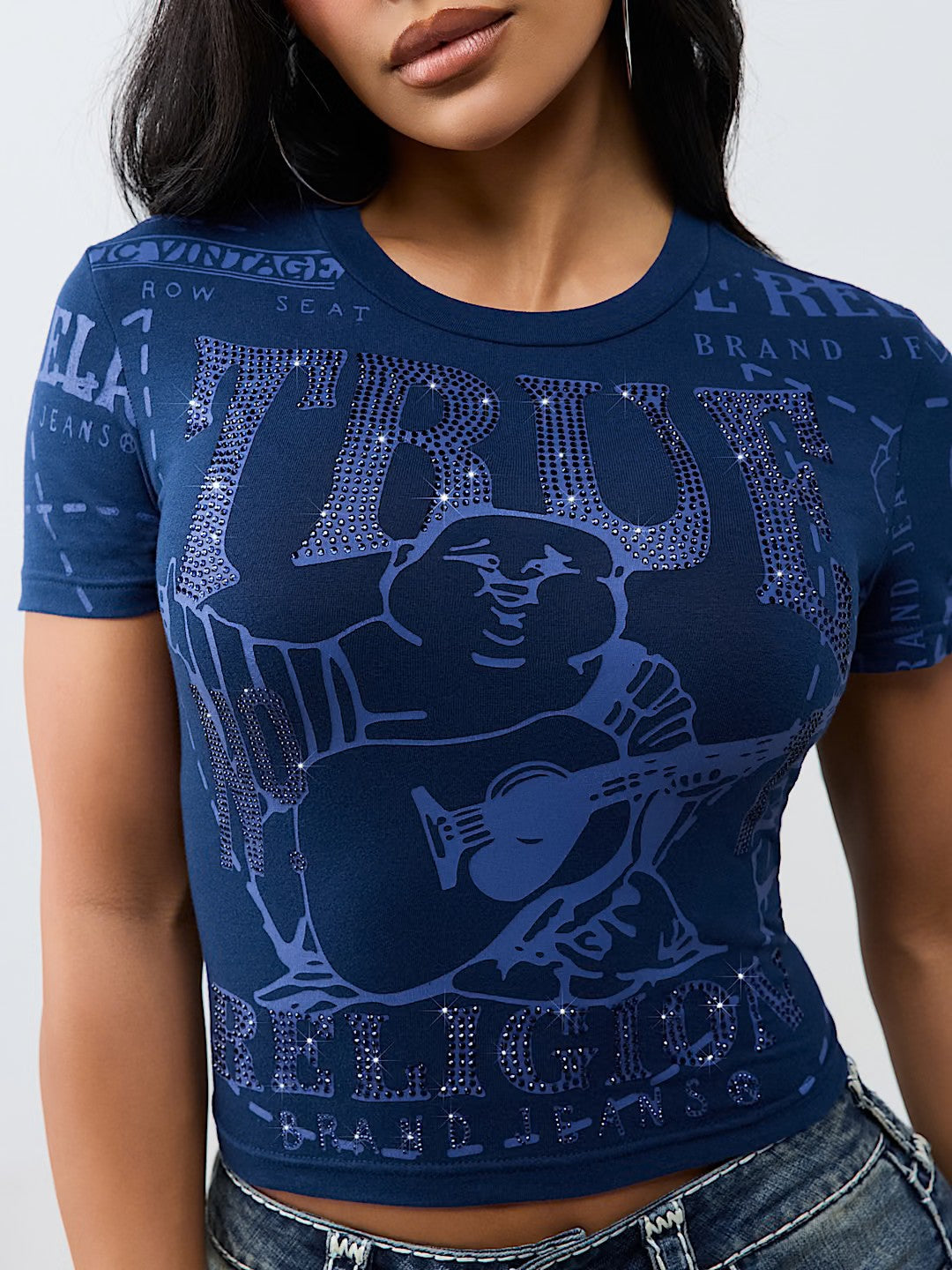 CRYSTAL TR LOGO TIMELESS TEE