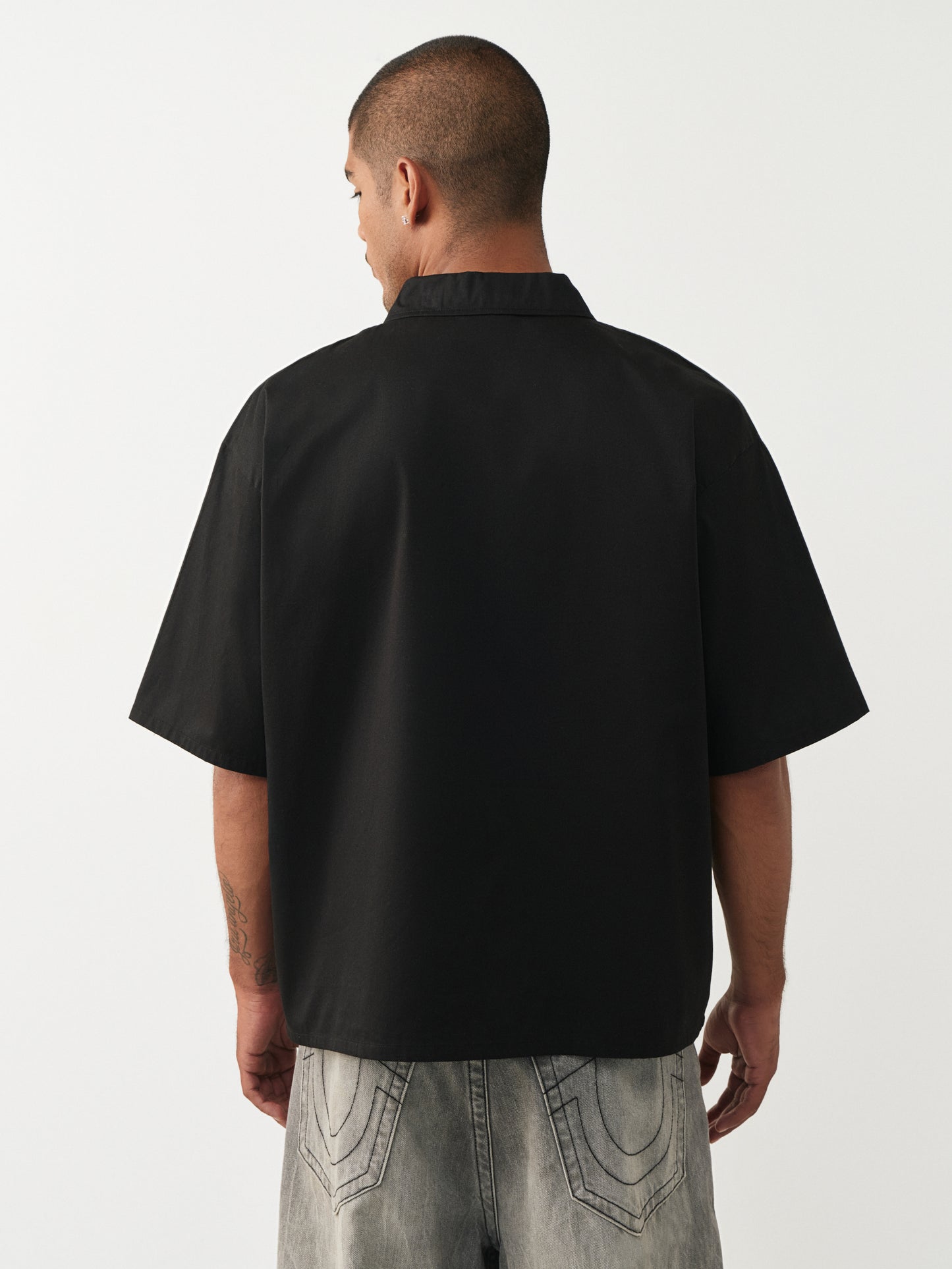HALF ZIP  TIGER SS SHIRT