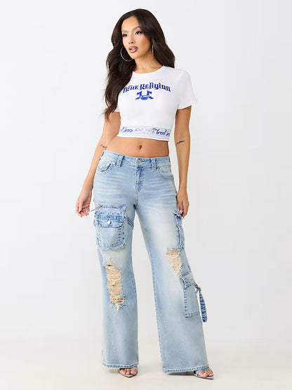 CRYSTAL BANDEAU TEE