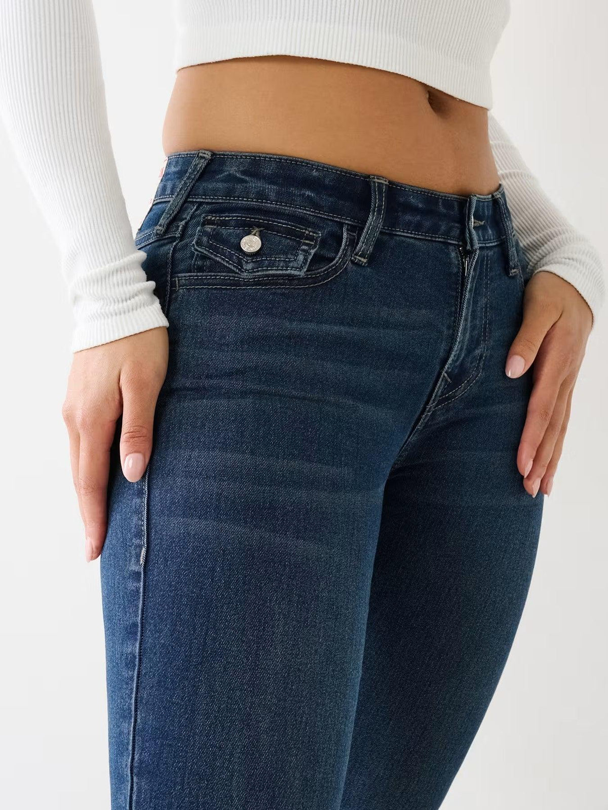 BECCA SN CRYSTAL FLAP BOOTCUT