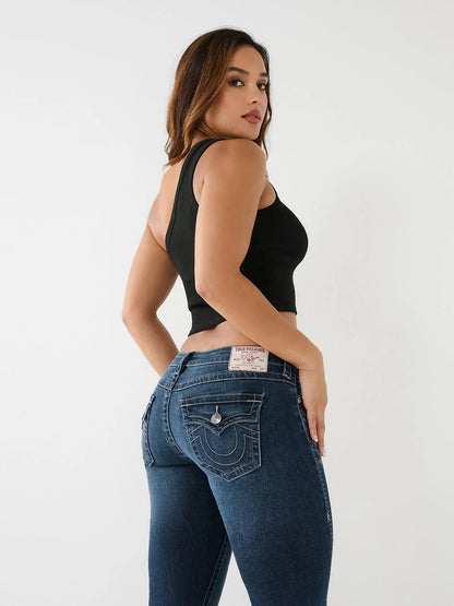 CRYSTAL JOEY LOW RISE FLARE