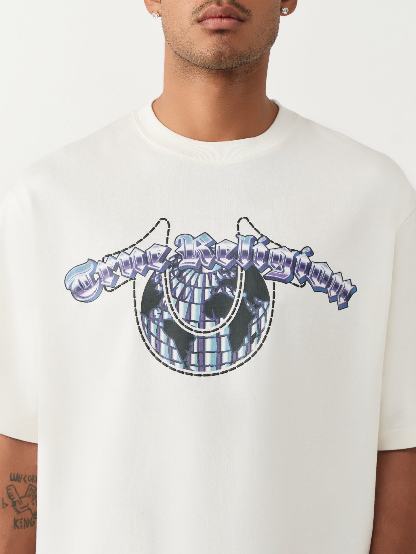 CHROME LOGO BOXY TEE