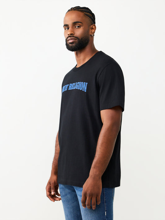 DENIM APPLIQUE TEE
