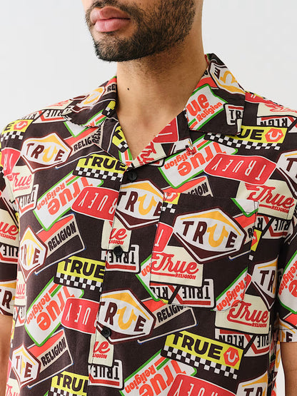 SS CAMP SHIRT ALLOVER PRINT