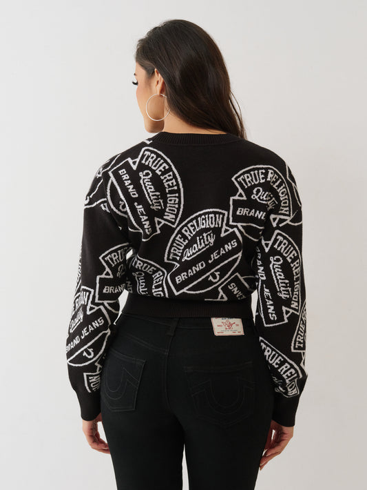 TRBJ JAQUARD SWEATER