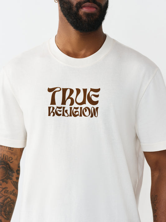 SS WAVY LOGO BUDDHA FACE TEE