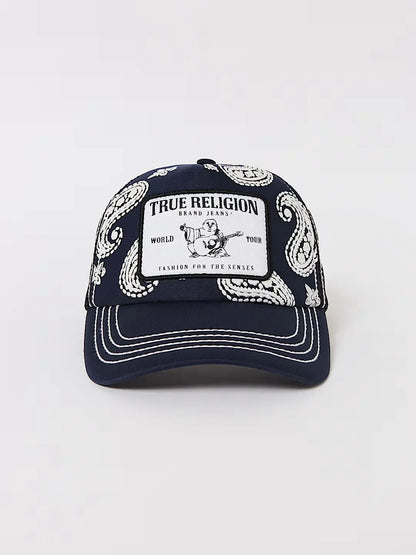 PAISLEY PATCH TRUCKER HAT - TRUE RELIGION MEXICO